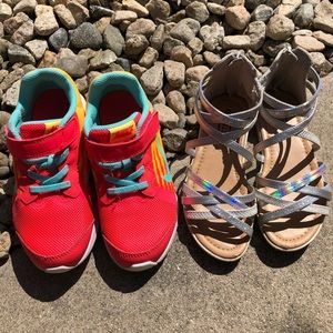 Nike Sneakers and Seychelles Sandals